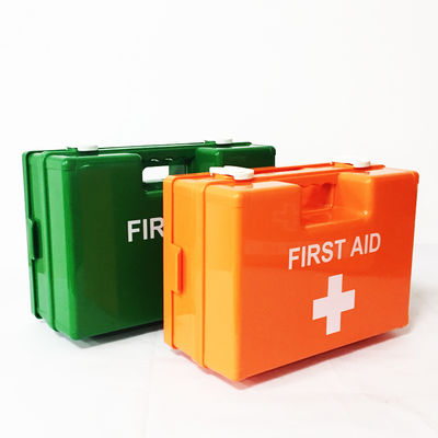 Recyclable ABS Plastic First Aid Kit with Custom Logo and Varnishing for Industrial Use