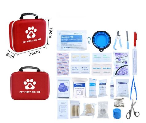 Portable Mini Medical First Aid Kit Travel Custom Small First Aid Kit Emergency Red First Aid Bag