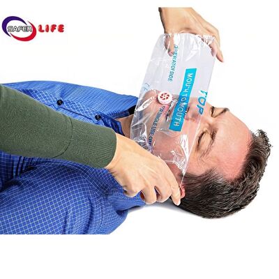 CPR Face Mask  Gift Present Kit Promotion of First Aid Deluxe  with Key Chain