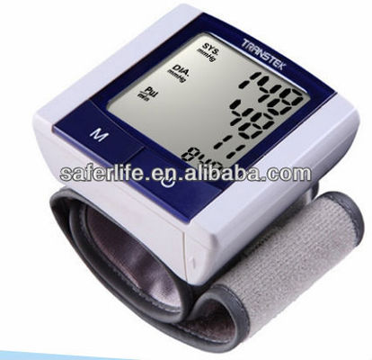 Wholesale high quality wrist hemato manometer digital blood pressure monitor medical sphygmomanometer