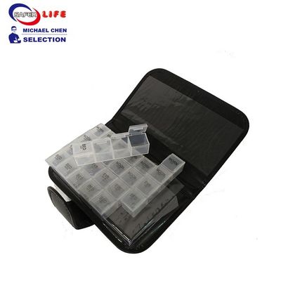 Pill box C724 wallet pill box timer medicine wallet pill box case