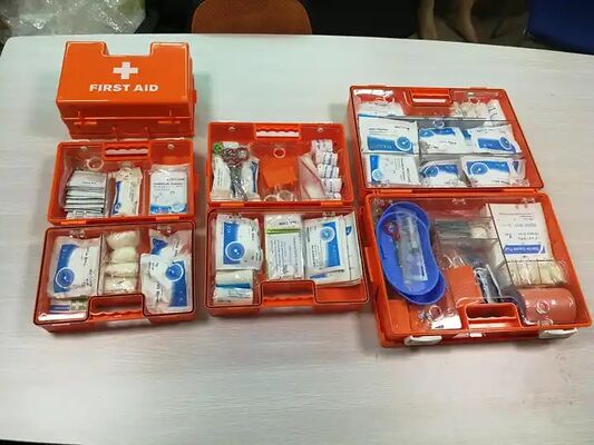 Large Wall Mounted ABS Plastic First Aid Kit Box With Accessories